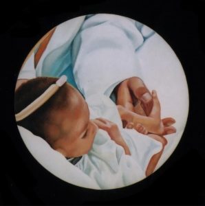 Infant in White